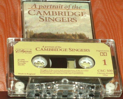 CAMBRIDGE SINGERS PORTRAIT OF THE CAMBRIDGE SINGERS CASSETTE ALBUM JOHN RUTTER - Picture 2 of 12