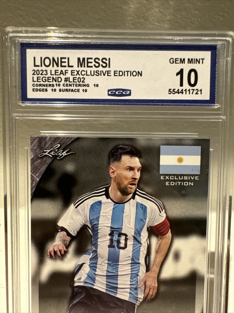 2023 Leaf Exclusive Edition - Lionel Messi - Legend #LE02 - CCG