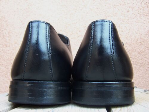 BRUNO MAGLI Dress Shoes Black Leather Monk Strap Italian Loafers Sz Size 10.5M - Picture 6 of 7