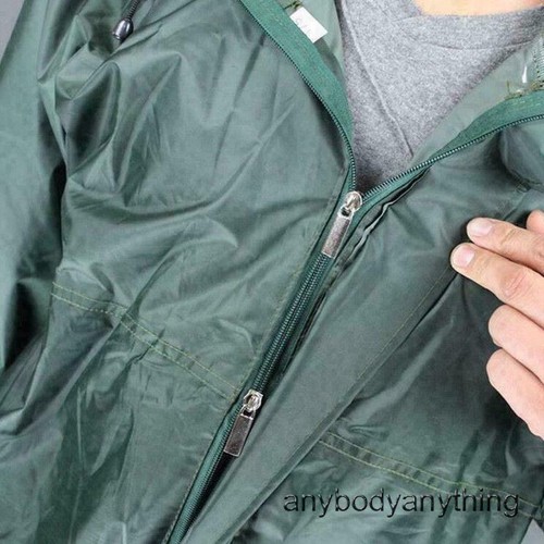 Unisex waterproof One-piece Work Hooded Coveralls Overall Jumpsuit Boilersuit bj - Picture 3 of 27