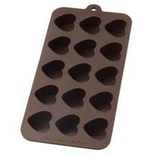 Mrs. Anderson's Baking  HEARTS Chocolate Mold,   Silicone
