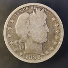 1898 BARBER QUARTER FRESH FROM AN ORIGINAL COLLECTION-LOT-AA 2513