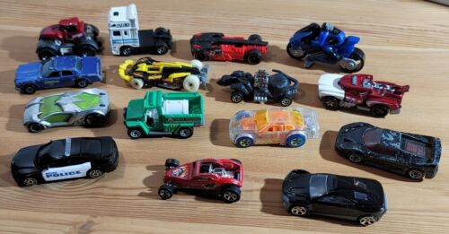 Lot of 15 Die Cast 1:64 Dinky Car *READ* 1977 to 2017 Hot Wheels Matchbox - Picture 1 of 9