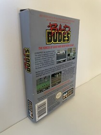 Bad Dudes (1988) NES Nintendo CIB w/o Game Cartridge, Sleeve Manual Box NO GAME