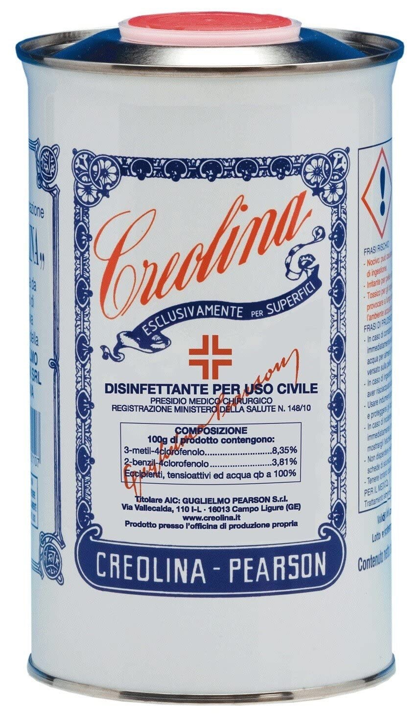 Creolina Pearson 1 Litro: Disinfettante Professionale per Allevamenti