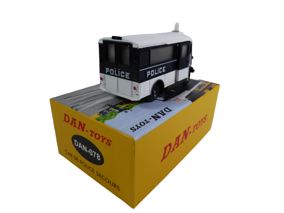 Car de Police Secours Citroën type H Sirène et Gyrophare - Dan Toys