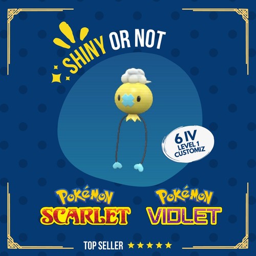 Drifloon Shiny or Non ✨ 6 IV Customizable Nature Level OT Pokémon Scarlet Violet
