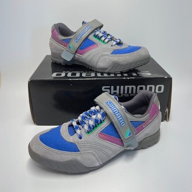 Shimano Women's Gray/Blue Cycling Tennis Shoe SH-M051 Size 38 (US