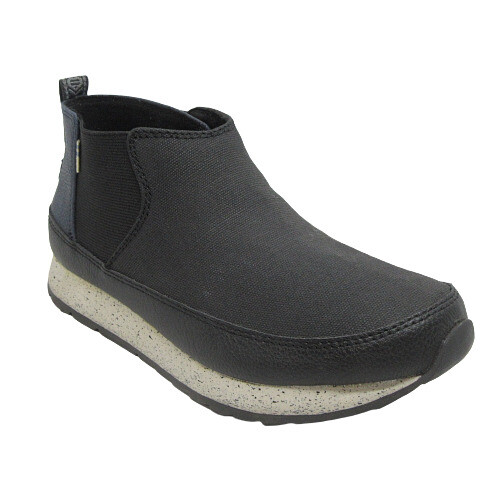 TOMS Slip MISMATCH CANVAS Shoes BLACK Classics Rubber SUEDE  display picture 2