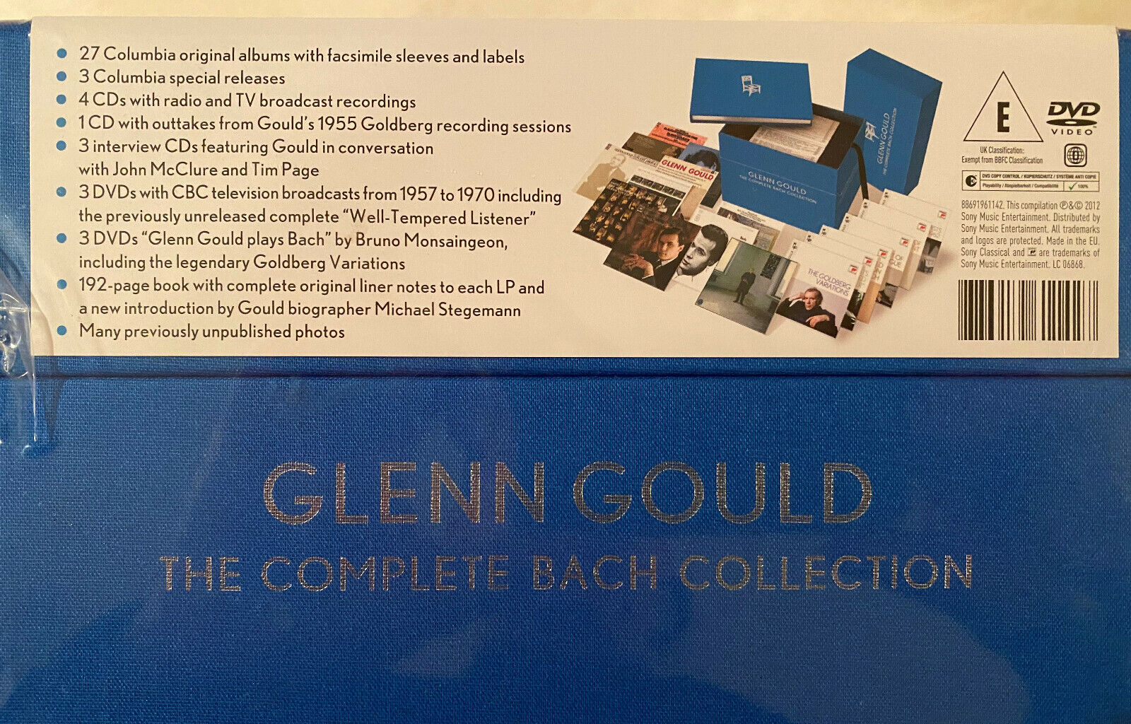 GLENN GOULD The Complete Bach Collection 38 x CD + 6 x DVD + Book NEW Boxed  Set