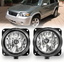For Ford Escape 2005-2006 Clear Lens Front Bumper Driving Fog lights Lamps Pairs