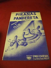 Piranhas Partition Pandereta Paso Doble Emile Carrara