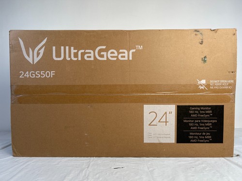 LG 24" UltraGear FHD 180Hz Gaming Monitor - 180Hz - 1ms MBR - Black - OPEN BOX