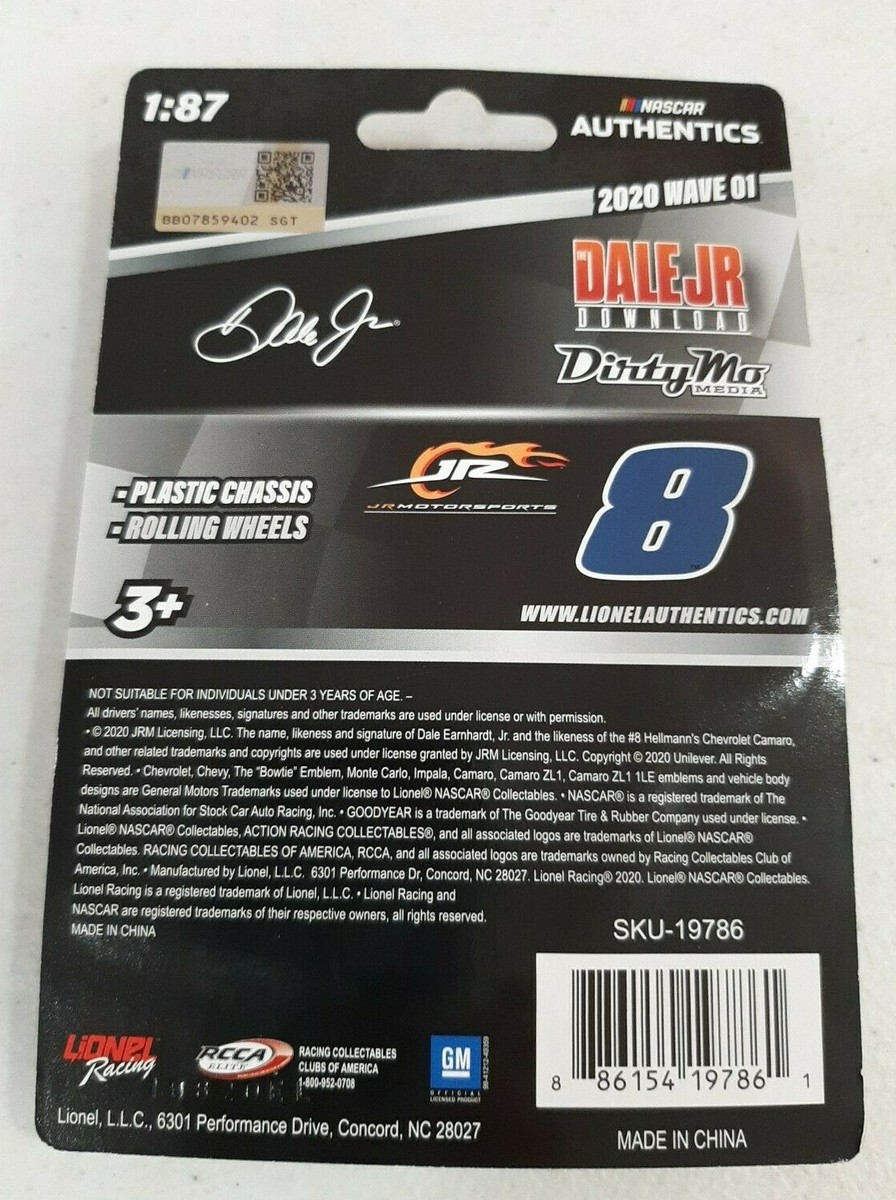 NASCAR Authentics 2020 Wave 1 Dale Earnhardt Jr 1:87
