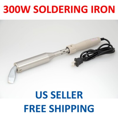 300W  SOLDERING IRON HEAVY DUTY CHISEL POINT 300 WATT CRAFT CAR
