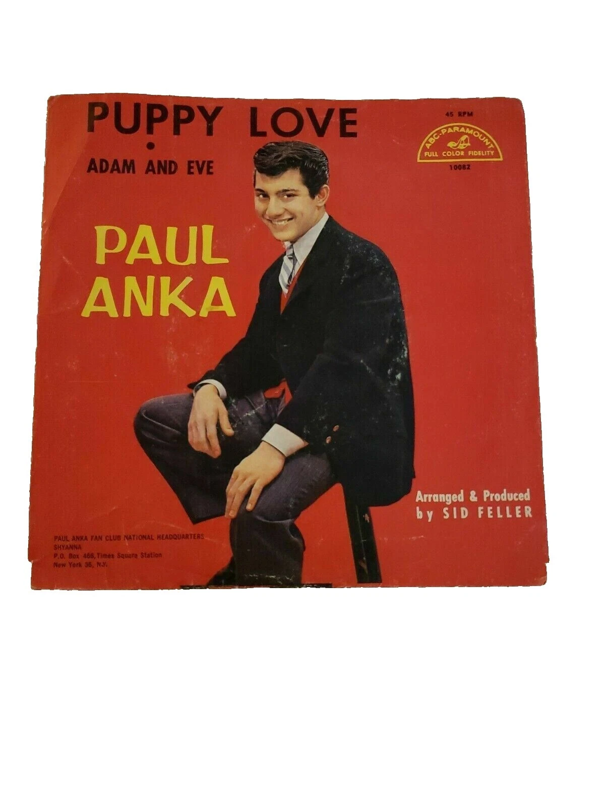 Paul Anka R&B & Soul 45 RPM Vinyl Records
