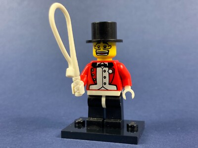 LEGO   Zirkusdirektor Dompteur Peitsche Series 2 col019 Platte Sammelfigur Figur