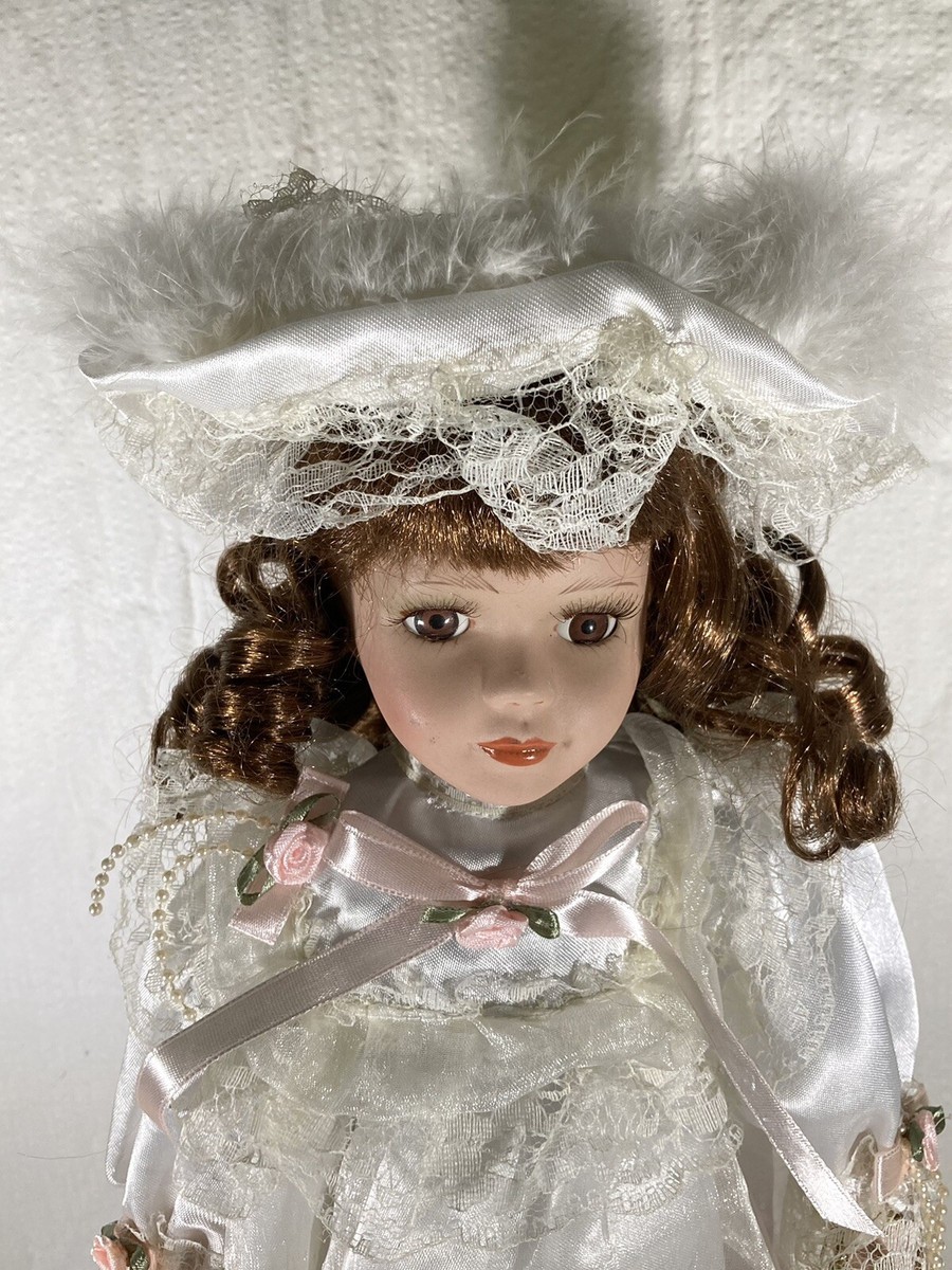 J.Misa Collection Edna #802 16” Standing Porcelain Victorian Doll