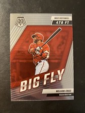 Nelson Cruz 2022 Panini Mosaic Big Fly #BF-9 Insert Washington Nationals