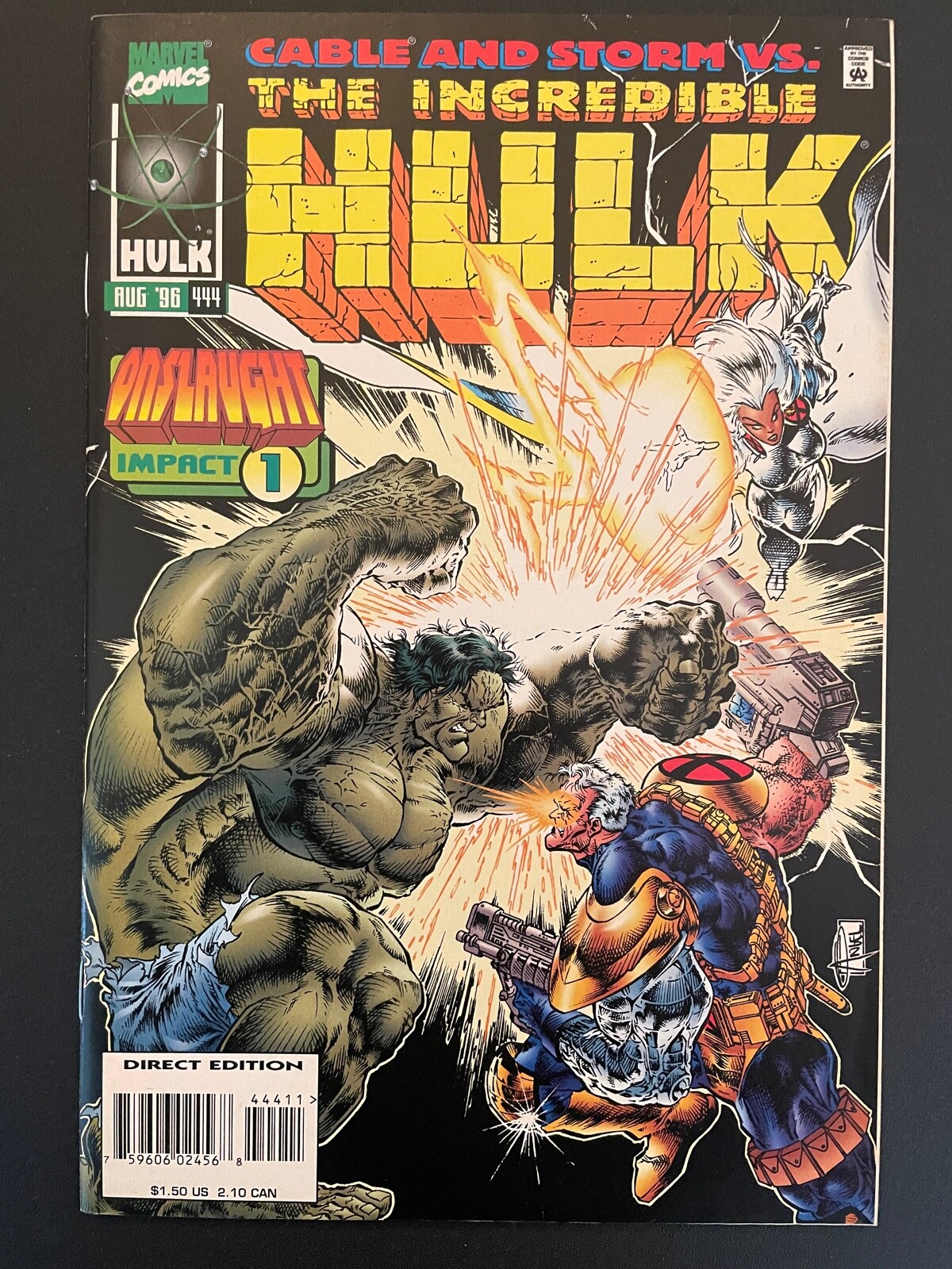 The Incredible Hulk 444 Higher Grade Marvel Comic Book D24-101 | eBay