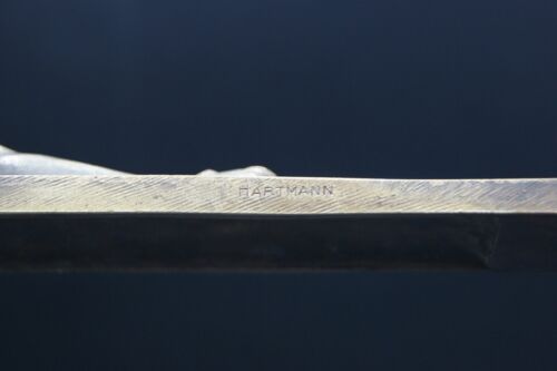 † SIGNIERTES HARTMANN DNJC GROSSES PATINIERTES BRONZE WANDKRUZIFIX KREUZ ARTDECO FRANKREICH - Bild 4 von 23
