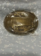 Vintage Bobcats Inc 1984 Live Bottom Trailer Belt Buckle New