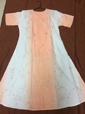 Peach/Cream embroidered Readymade Womens salwar kameez 3 piece set