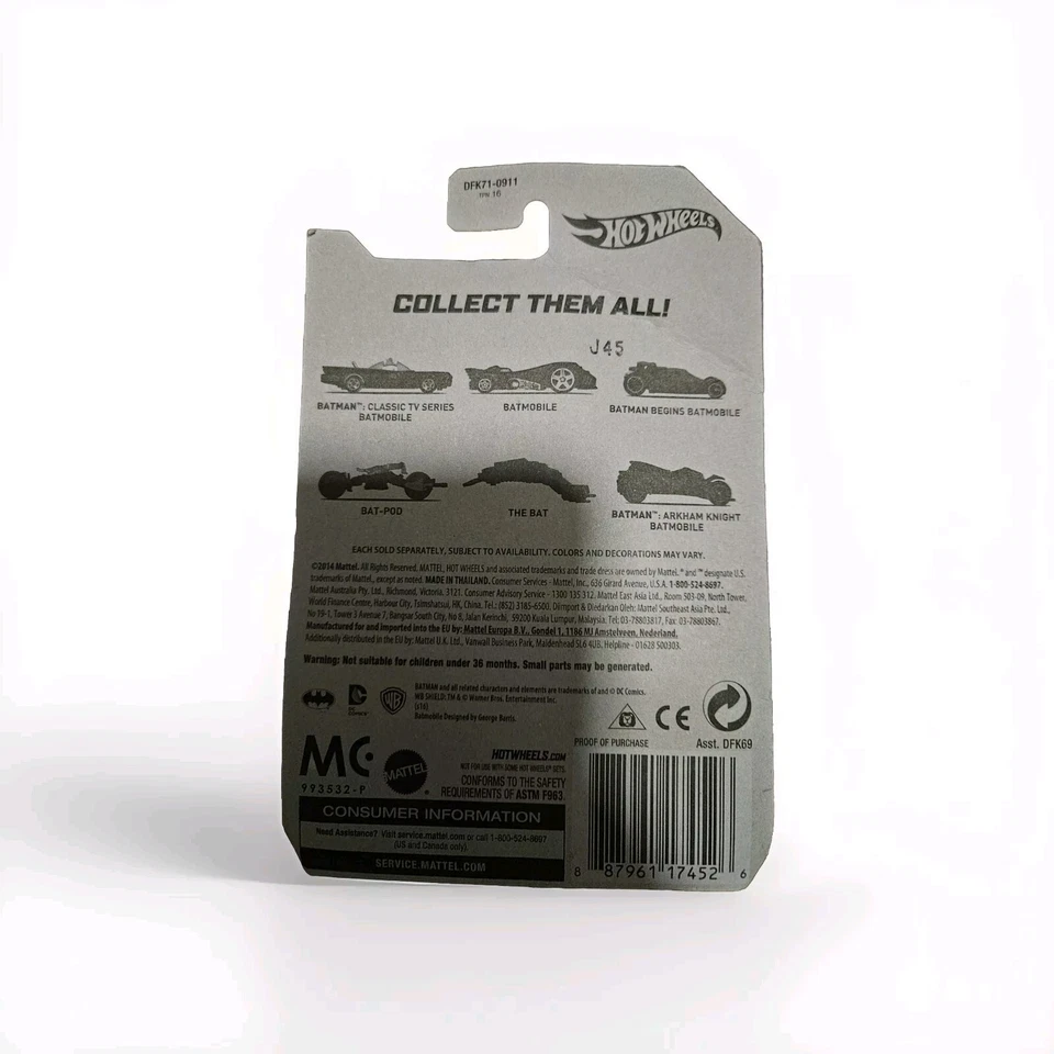 HOT WHEELS batman classic tv series batmobile 1/6 year 2014 - Image 2 of 4