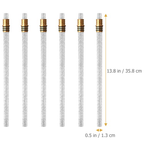 6pcs Wine Bottle Wicks Burner Wick Kerosene Lamp Wicks Torch Wicks - Picture 8 of 12