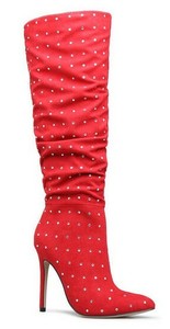 shoedazzle red boots