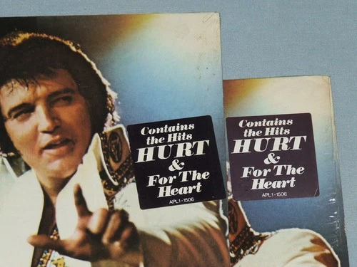 (2) 1976 Elvis "From EP Blvd" LP W/Both Purple & Black Stickers!! 1 LP Sealed