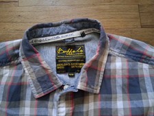 Buffalo David Bitton Flanmel Bitton Shirt Long Sleeve Mens Xl