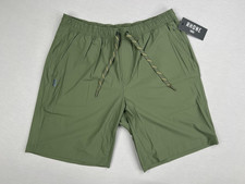 Rhone Mens 9" Pursuit Athletic Shorts Unlined Lichen Green Sz L