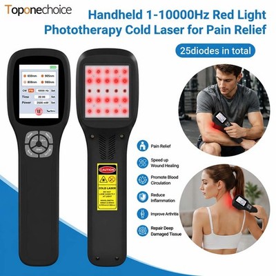 4 Wavelength Laser Therapy Device Red Light Infrared Therapy for Pain Recovery