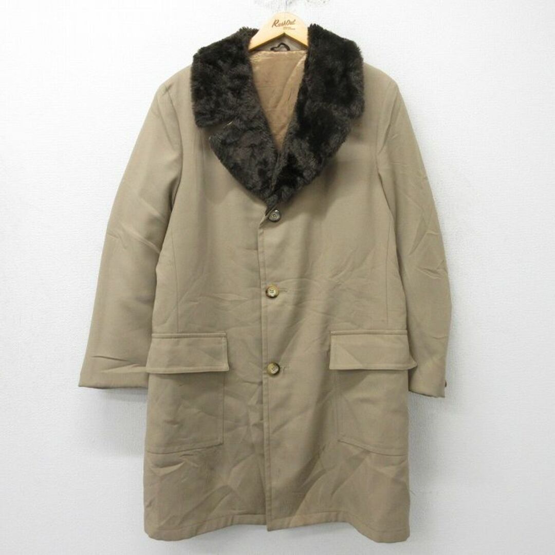 ALTRA Cappotto L Vintage Sears Manica Lunga Uomo Anni 70 Lunghezza Beige Altro Cachi Usato0