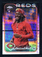 2024 Topps Chrome Logofractor Edition Image Variation Elly De La Cruz #44 03wt