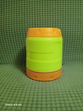 Paquete de bocadillos de viaje para niños ENGRANAJE FRESCO naranja amarillo SIN BPA sin cuchara