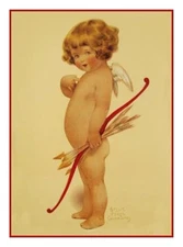 Bessie Pease Gutmann's Cupid Counted Cross Stitch Chart Pattern