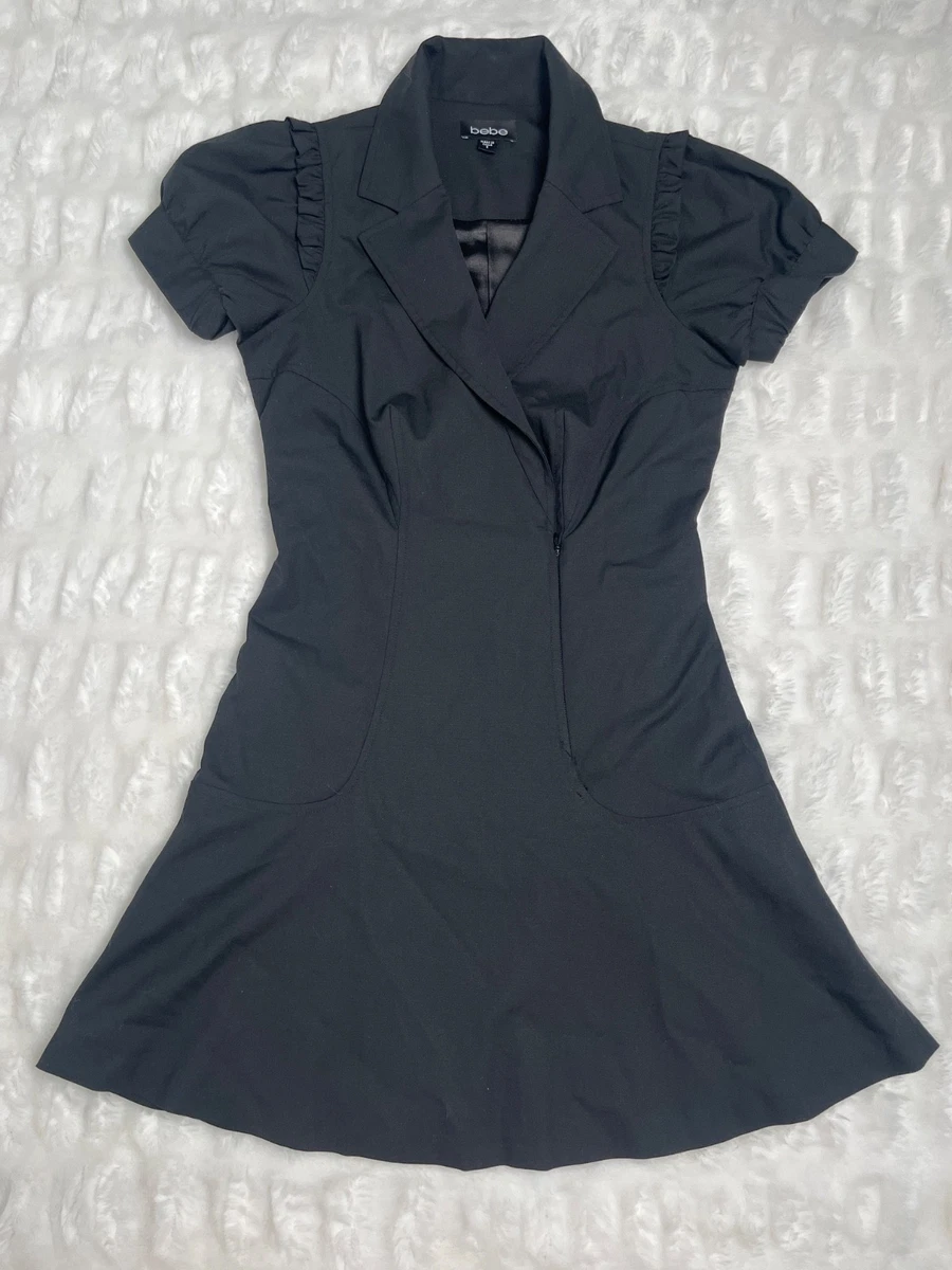 Robe Peplum BEBE - Taille M - Neuf Avec Étiquettes (NWT) - Style Midi