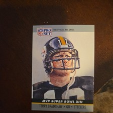 1990 Pro Set MVP Collectable #13 Terry Bradshaw