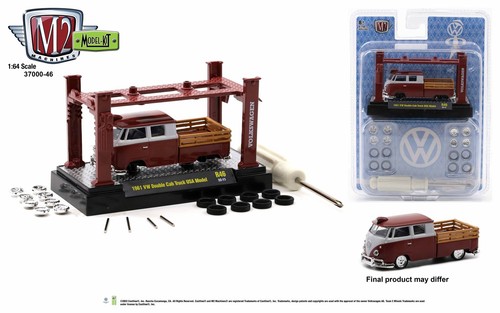 M2 Machines 1:64 Model Kit Release 46 1961 VW Double Cab Truck