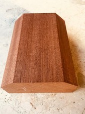 Solid Mahogany Timber Hardwood Blank Plinth Block Wood Craft Art mount Hobby DIY