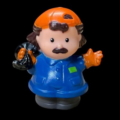 Fisher Price Little People Garbage Trash Bag Man Dad
