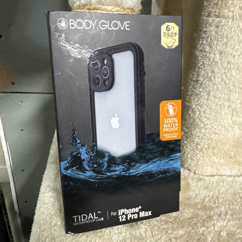 Body Glove Tidal Waterproof Phone Case IPhone 12 Pro Max Black Rugged Cover