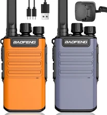 Long Range Walkie Talkie 2 Set 50 Mile Two Way Radio Charge Headset Waterproof