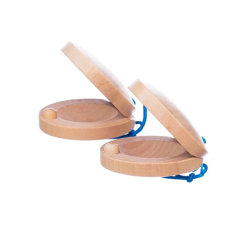 Child's Listening Ability Wooden Castanets Toy Musical Instrument Percussion - Picture 3 of 12
