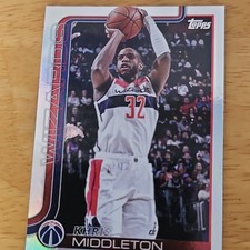 Topps 2025-26 Khris Middleton #100 Washington Wizards Basketball Base Set