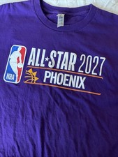 NBA All Star T-Shirt Purple Rare Find
