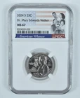 2024-S Washington Quarter Dr. Mary Edwards Walker MS67 NGC American Women