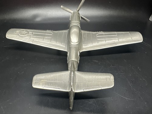 Danbury Mint Druckguss Zinn WWII NORDAMERIKANISCHES P-51 D MUSTANG Jagdflugzeug - Bild 4 von 13
